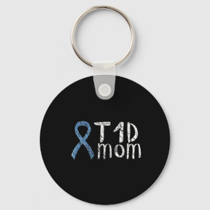 Chaveiro T1d Mãe Tipo 1 Sensibilização para a Diabetes Pres