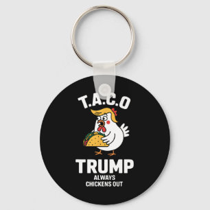 Chaveiro T.a.c.o Trump Sempre Desiste Funny Anti Trump
