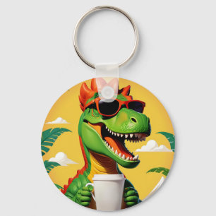 Chaveiro T-Rex Dinossaur Engraçado