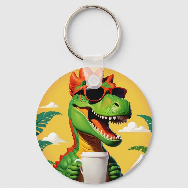 Chaveiro T-Rex Dinossaur Engraçado (Frente)