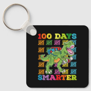 Chaveiro T Rex Dinossauro 100 Dias Mais Inteligente Escola 