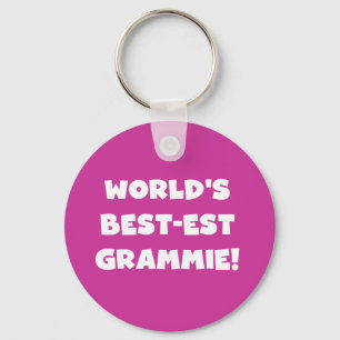 Chaveiro T-shirt brancos e presentes do Melhor-est Grammie