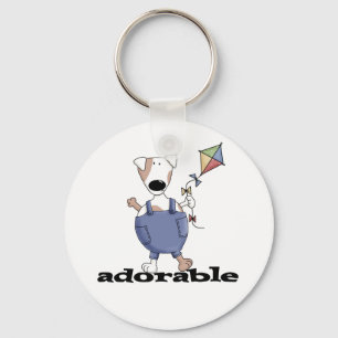 Chaveiro T-shirt e presentes adoráveis do cão
