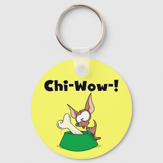 Chaveiro T-shirt e presentes de Chihuhua Qui-Wow (Frente)
