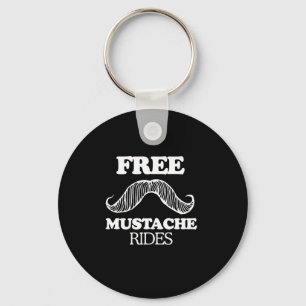 Chaveiro T-shirt FREE MUSTACHE RIDES