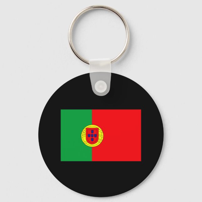 Chaveiro T-shirts e presentes com bandeira portuguesa (Frente)