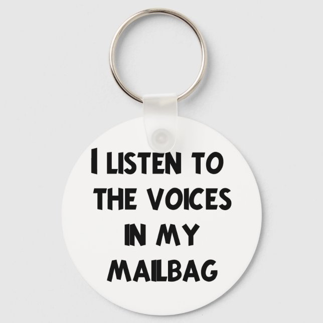 Chaveiro T-shirts e presentes de correio engraçado (Frente)