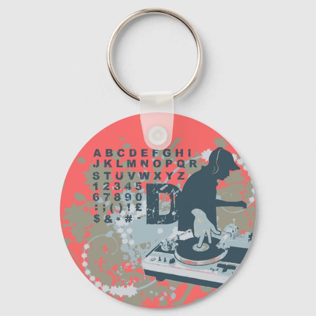 Chaveiro T-shirts e presentes DJ (Frente)