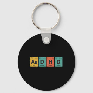 Chaveiro Tabela Periódica Audhd Autismo+tdah Para Nerds Ret