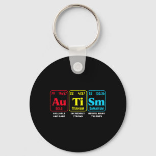 Chaveiro Tabela Periódica Conscientização do Autismo Químic