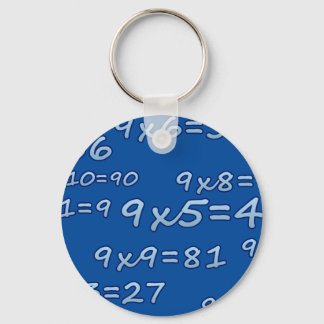 CHAVEIRO TABLA DEL 9 - 9 VEZES MESA - AZUL