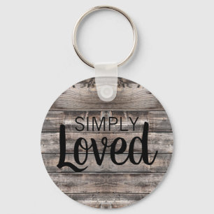 Chaveiro tábuas de madeira com penas amadas  