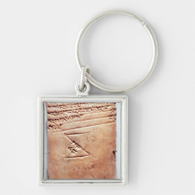 Chaveiro Tabuleta com roteiro cuneiform, c.1830-1530 BC (Frente)