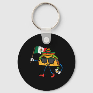 Chaveiro Taco Bandeira México Cinco De Mayo Mexicano