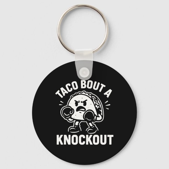 Chaveiro Taco Bout A Knoout Engraçado Taco T 1 (Frente)