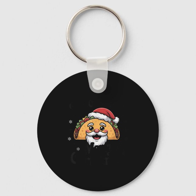 Chaveiro Taco ‘bout A Merry Christmas Food Puns Mexican San (Frente)