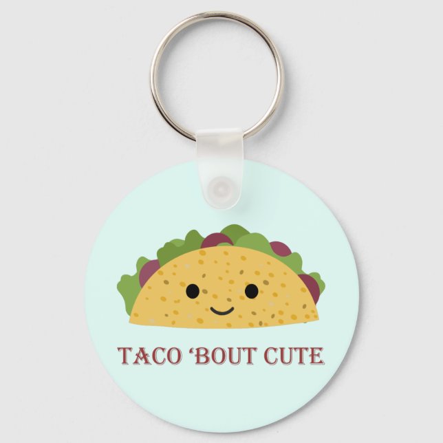 Chaveiro Taco Bout Cute Kawaii Taco (Frente)