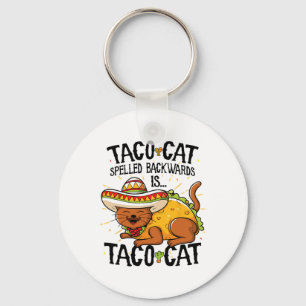 Chaveiro Taco Cat Ortografado Byckwards É Taco Cat Camisa E