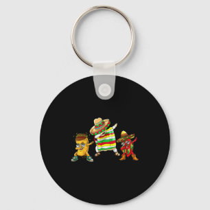 Chaveiro Taco Dabbing Cinco De Mayo Engraçado Homens Menino