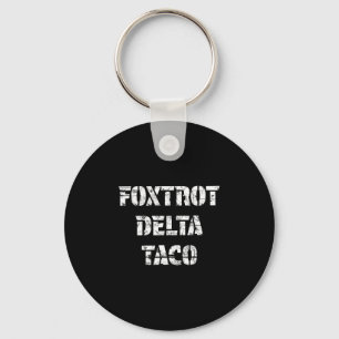 Chaveiro Taco Delta Foxtrot Retro