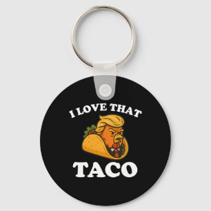 Chaveiro Taco Engraçado Frango Taco Trump Sempre Desiste 
