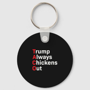Chaveiro Taco Engraçado Trump Sempre Desiste