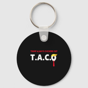 Chaveiro Taco Engraçado Trump Sempre Desiste T.a.c.o 4