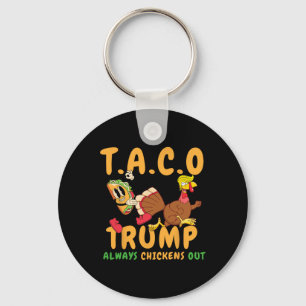 Chaveiro Taco Engraçado Trump Sempre Desiste T.a.c.o 6