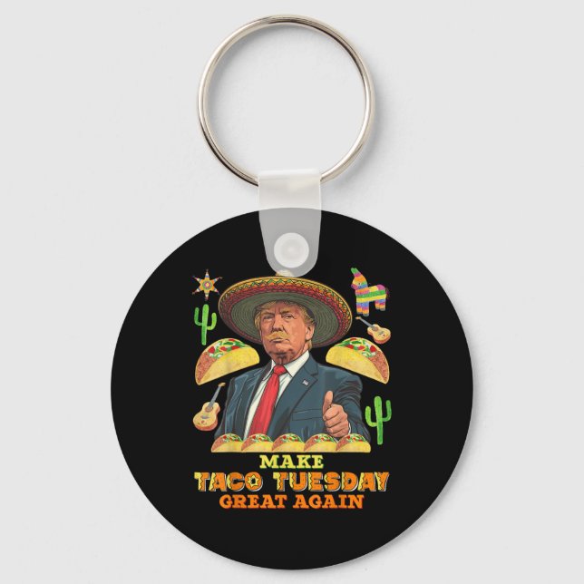 Chaveiro Taco Terça-feira Faça Taco Terça-feira Excelente N (Frente)
