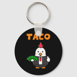 Chaveiro Taco Trump Sempre Chica Galinha Engraçada Trendy C