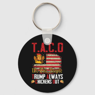 Chaveiro Taco Trump Sempre Desiste Engraçado Vamos Lá Taco 