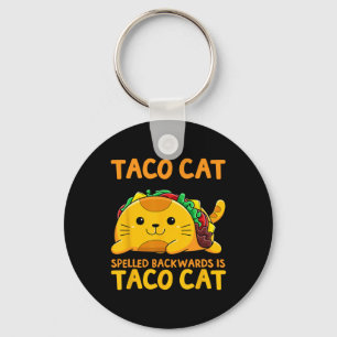 Chaveiro Tacocat Espelhado Para Trás Camisa Taco Cinco De