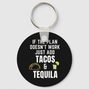 Chaveiro Tacos Engraçados E Citação De Tequila Para Cinco D