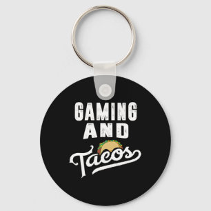 Chaveiro Tacos Retro Jogo Jogador de Vídeo Taco Fan