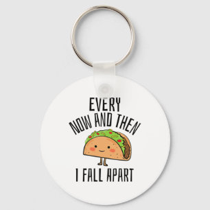 Chaveiro Tacos Shirt. De Vez Em Quando Eu Caio Taco
