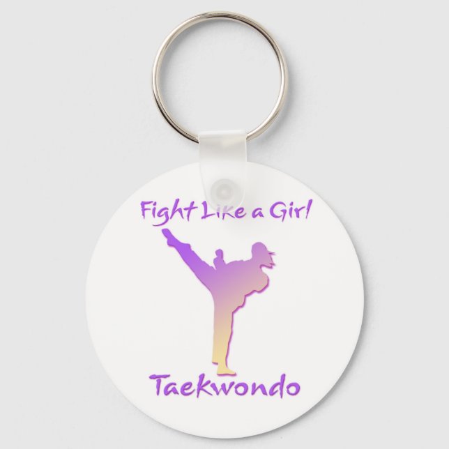 Chaveiro Taekwondo Girl (Frente)