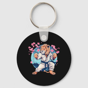 Chaveiro Taekwondo Kung Fu Leão Flores de Sakura Artes Marc