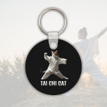 Chaveiro Tai Chi ama acessórios qigong Master Marshal<br><div class="desc">Tai chi,  para todos vocês,  Tai Chi e amantes de gatos lá fora. Você pode alterar o texto ou as cores de fundo. Fabuloso para um instrutor de Tai Chi ou de Artes Marshais ou faz um presente de excelente para um amigo, </div>