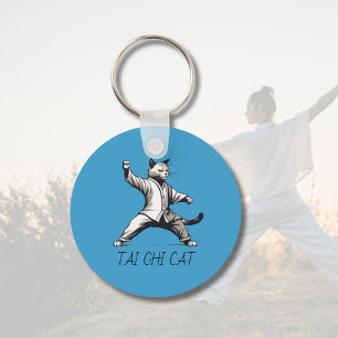 Chaveiro Tai chi cat Qigong marshal art presente autodefesa