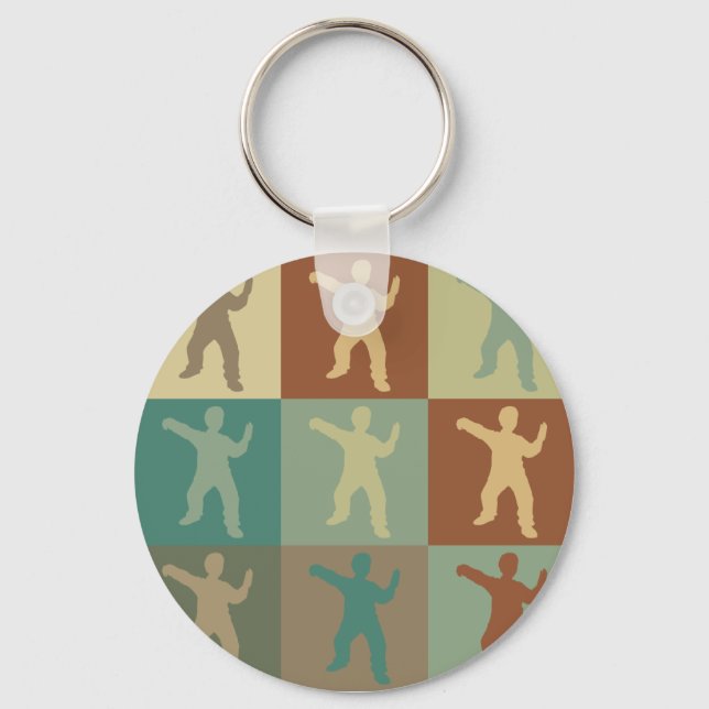Chaveiro Tai Chi Pop Art (Frente)