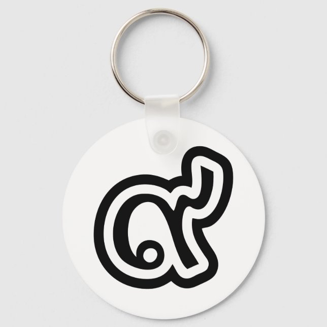 Chaveiro Tailândia Lucky Número 9 / Nove / ๙ (Gao/Kao) Tail (Frente)