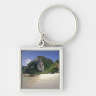 Chaveiro Tailândia, Mar de Andamão, Ilha Ko Phi Phi, Praia