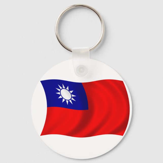 Chaveiro Taiwan flag (Frente)