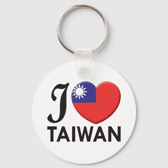 Chaveiro Taiwan Love (Frente)