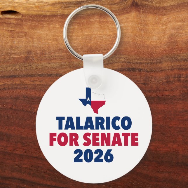 Chaveiro Talarico para Senado Eleição Texas 2026 (Frente)