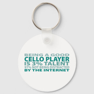 Chaveiro Talento do jogador 3% do violoncelo
