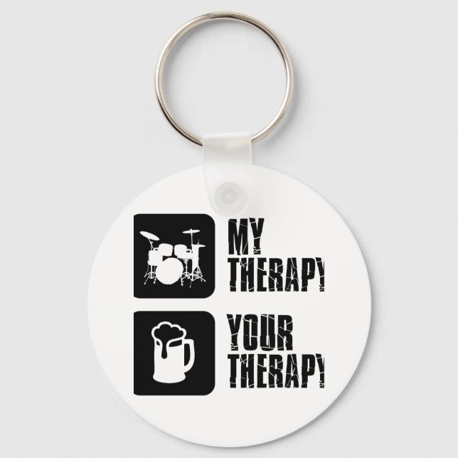 Chaveiro Tambores minha terapia (Frente)