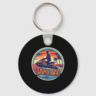 Chaveiro Tampa Bay Flórida Jetski Barcos Água Golfo Desport