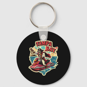 Chaveiro Tampa Bay Pirata Flórida Jetski Barco Engraçado Ga