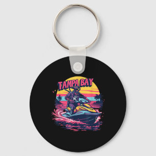 Chaveiro Tampa Bay Pirata Flórida Jetski Barco Engraçado Ga